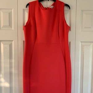 Calvin Klein hot pink formal dress. Size 16. Worn once.